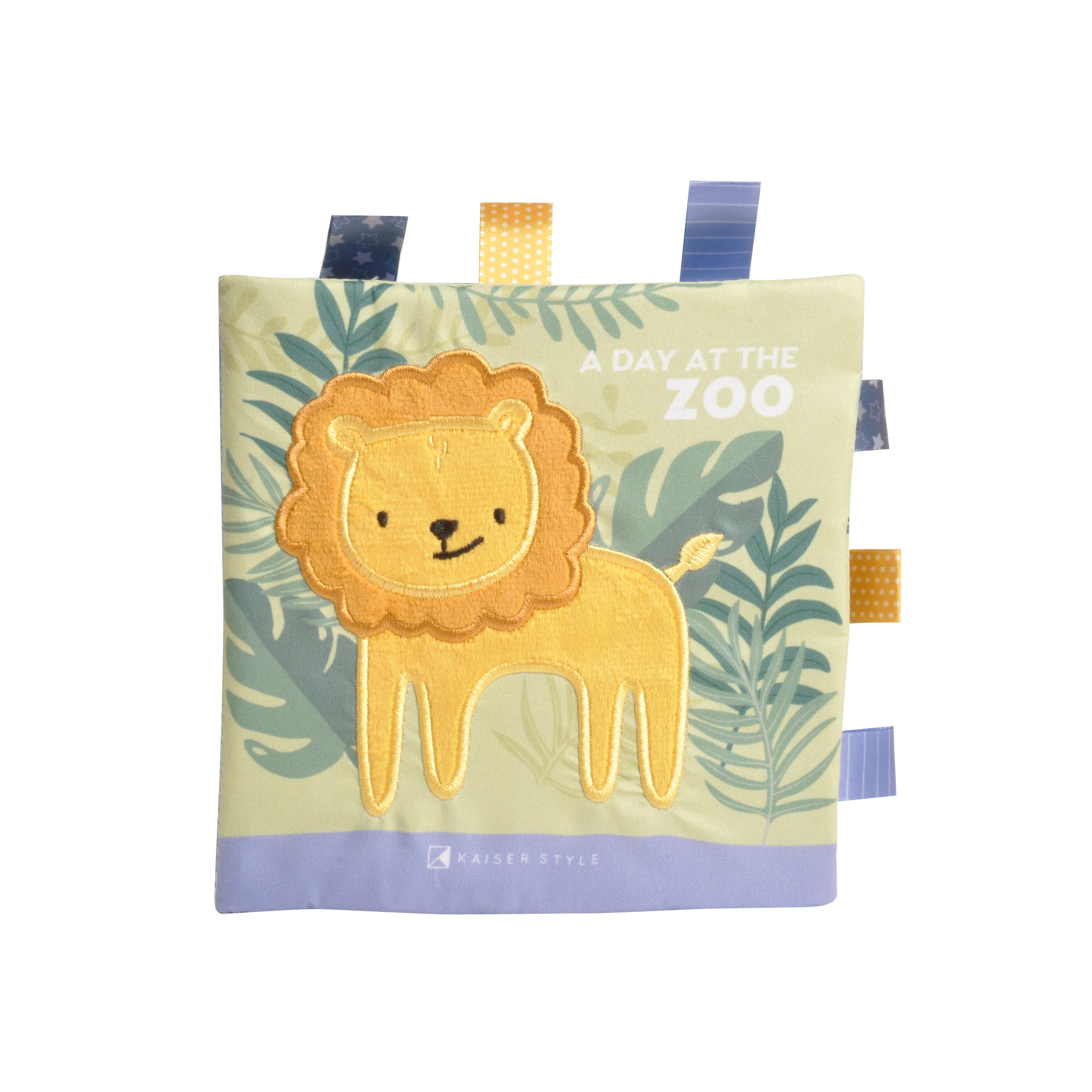 Texture Baby Book - A DAY AT THE ZOO